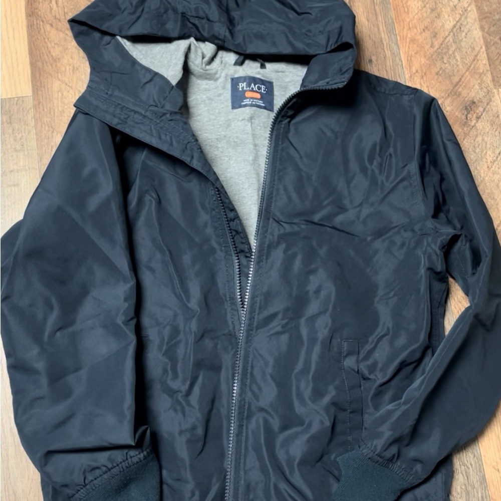 Boys navy coat size 10/12